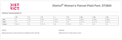 On Course Riding Academy District ® Flannel Plaid Pant, Ladies + Unisex Sizes, 2 Color Options