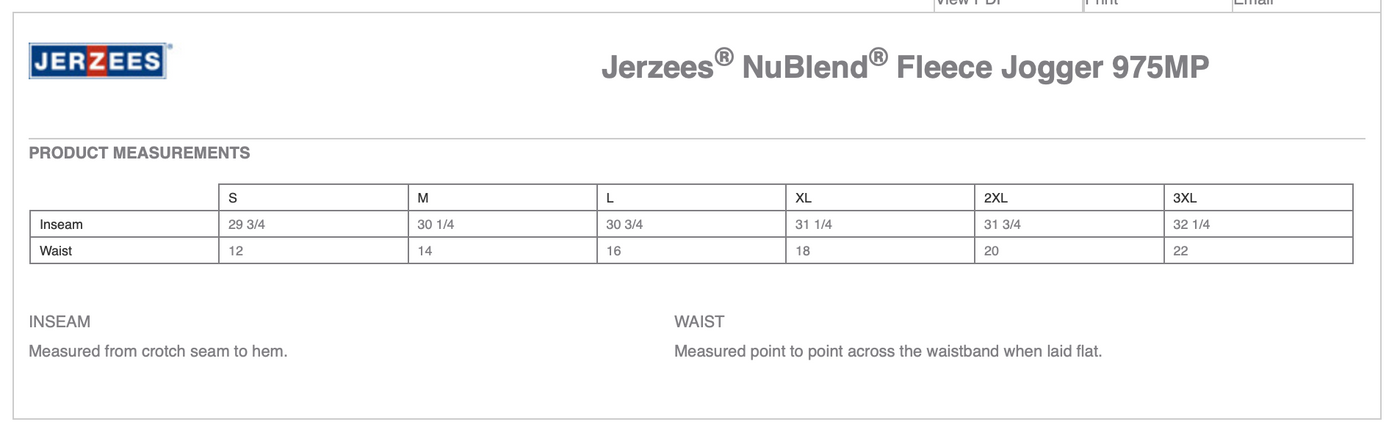 On Course Riding Academy Jerzees® Adult/unisex NuBlend® Sweatpants