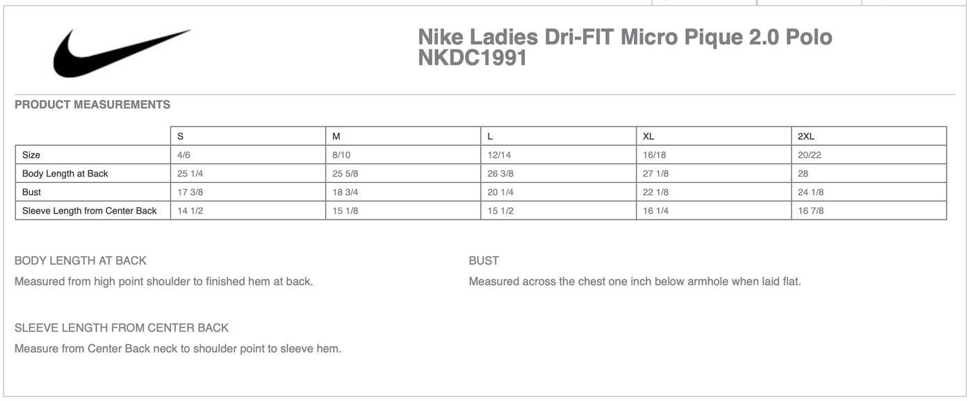 Brittany Dressage Nike Ladies Dri-FIT Micro Pique 2.0 Polo, 2 Color Options