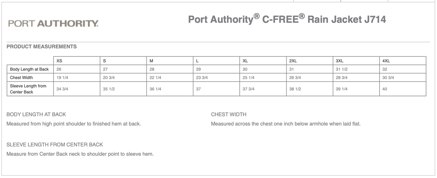 Emily Donaldson Dressage Port Authority® C-FREE® Rain Jacket, Ladies + Mens Styles, 2 Color Options