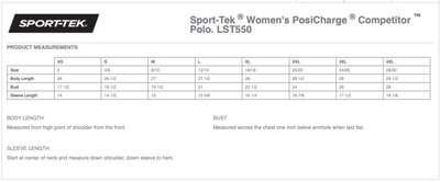 Tuscany Hill Equestrian Sport-Tek ® Women's PosiCharge ® Competitor ™ Polo, 3 Color Options