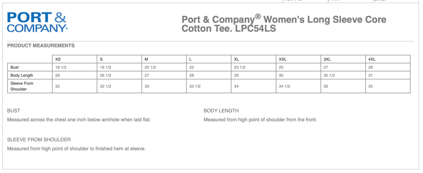 Compass Equestrian Port & Company® Core Cotton Tee, Youth + Adult Sizes,  2 Color Options