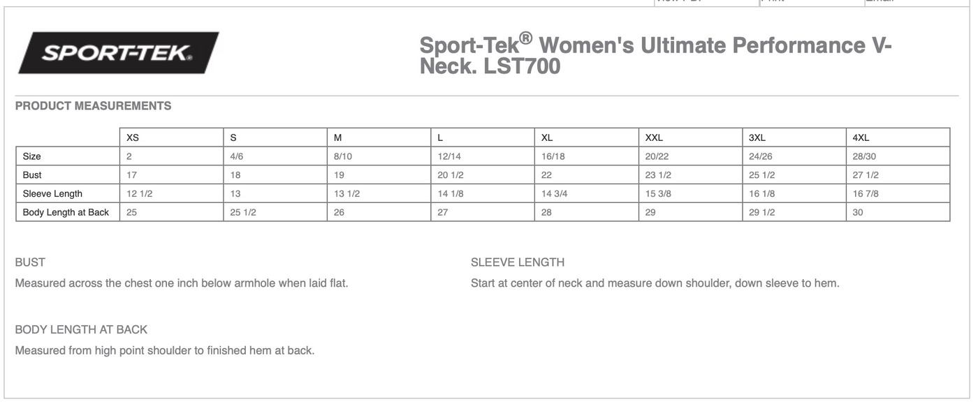 White Horse Equestrian Sport-Tek® Ladies Ultimate Performance V-Neck tee, 2 Color Options