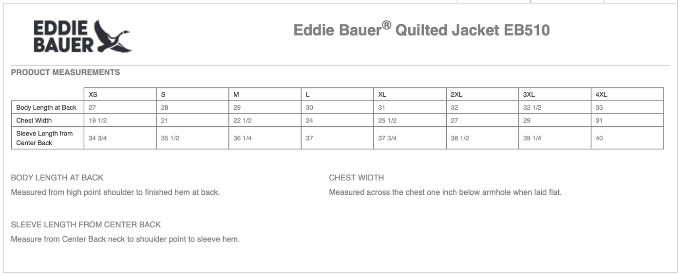 Soderberg Equine Mens Eddie Bauer ® Quilted Jacket, 2 Color Options