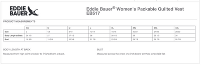 Tracey Bienemann Eventing Eddie Bauer® Womens Packable Quilted Vest - 2 Color Options