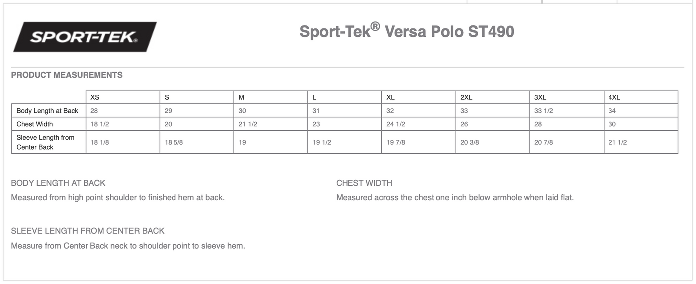Hunters Grove Stables Sport-Tek® Versa Polo, Ladies + Mens Sizes