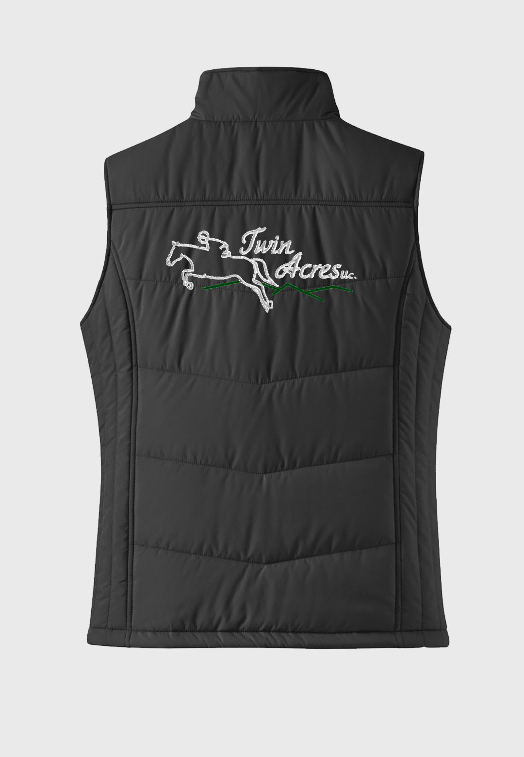 Twin Acres Port Authority® Black Puffy Vest - Ladies/Mens Styles