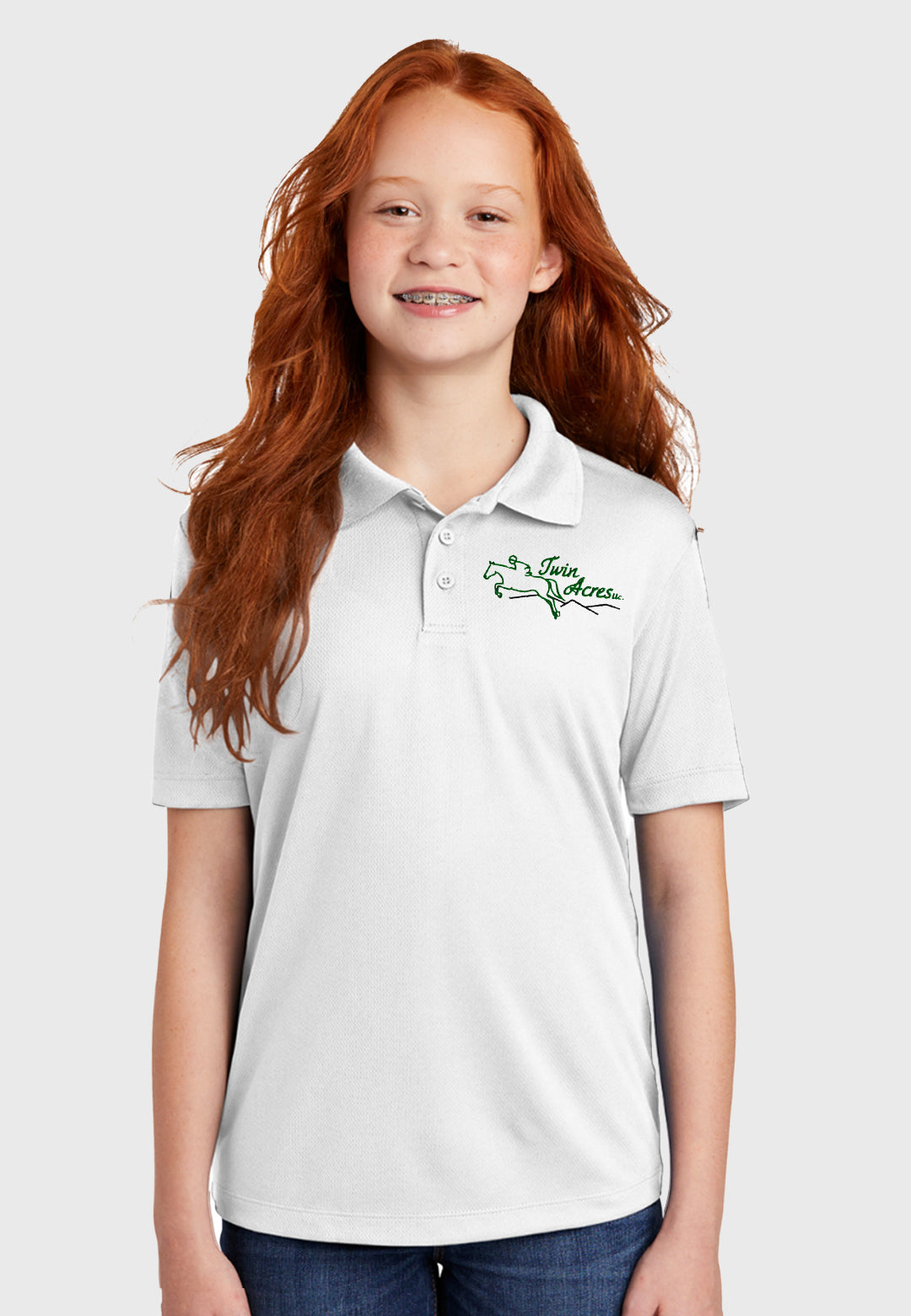 Twin Acres Sport-Tek® Youth PosiCharge® RacerMesh® Polo - 3 Color Options