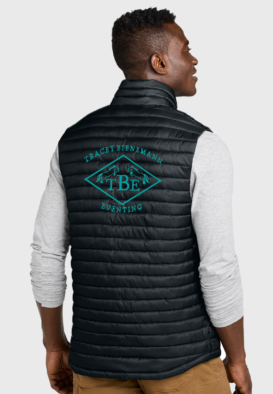 Tracey Bienemann Eventing Eddie Bauer® Mens Packable Quilted Vest - 2 Color Options