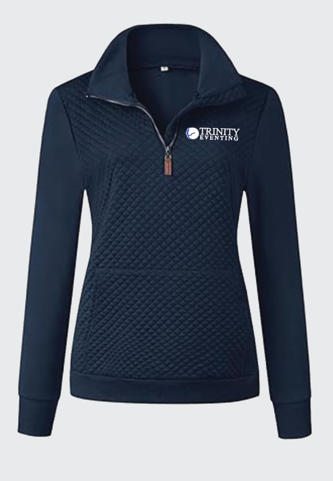 Trinity Eventing BTFBM Ladies Quilted 1/4 Zip Sweatshirt, 2 Color Options