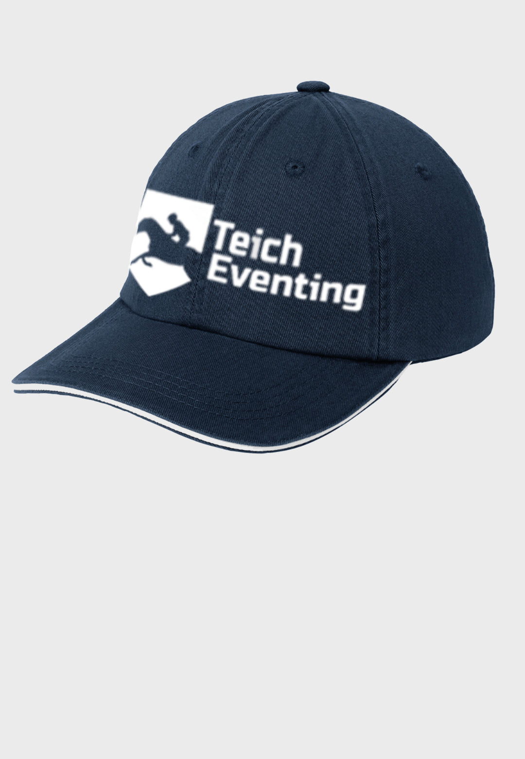 Teich Eventing Port Authority® Sandwich Bill Cap with Striped Closure