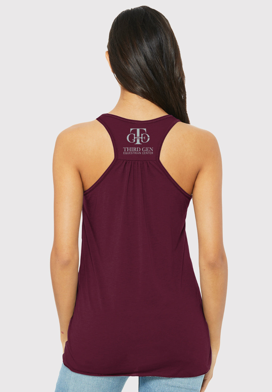 Third Gen Equestrian Center BELLA+CANVAS ® Women’s Flowy Racerback Tank - 2 Color Options