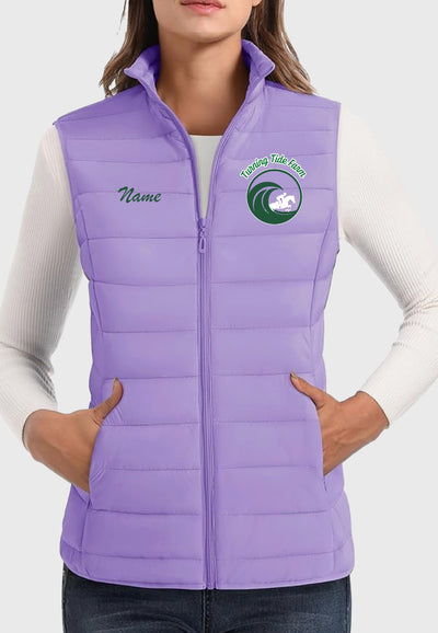 Turning Tide Farm MAGCOMSEN Lightweight Women's Puffer Vest, 3 Color Options
