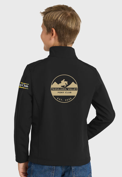 Tassajara Valley Pony Club Port Authority® Core Black Soft Shell Jacket - Youth Sizes