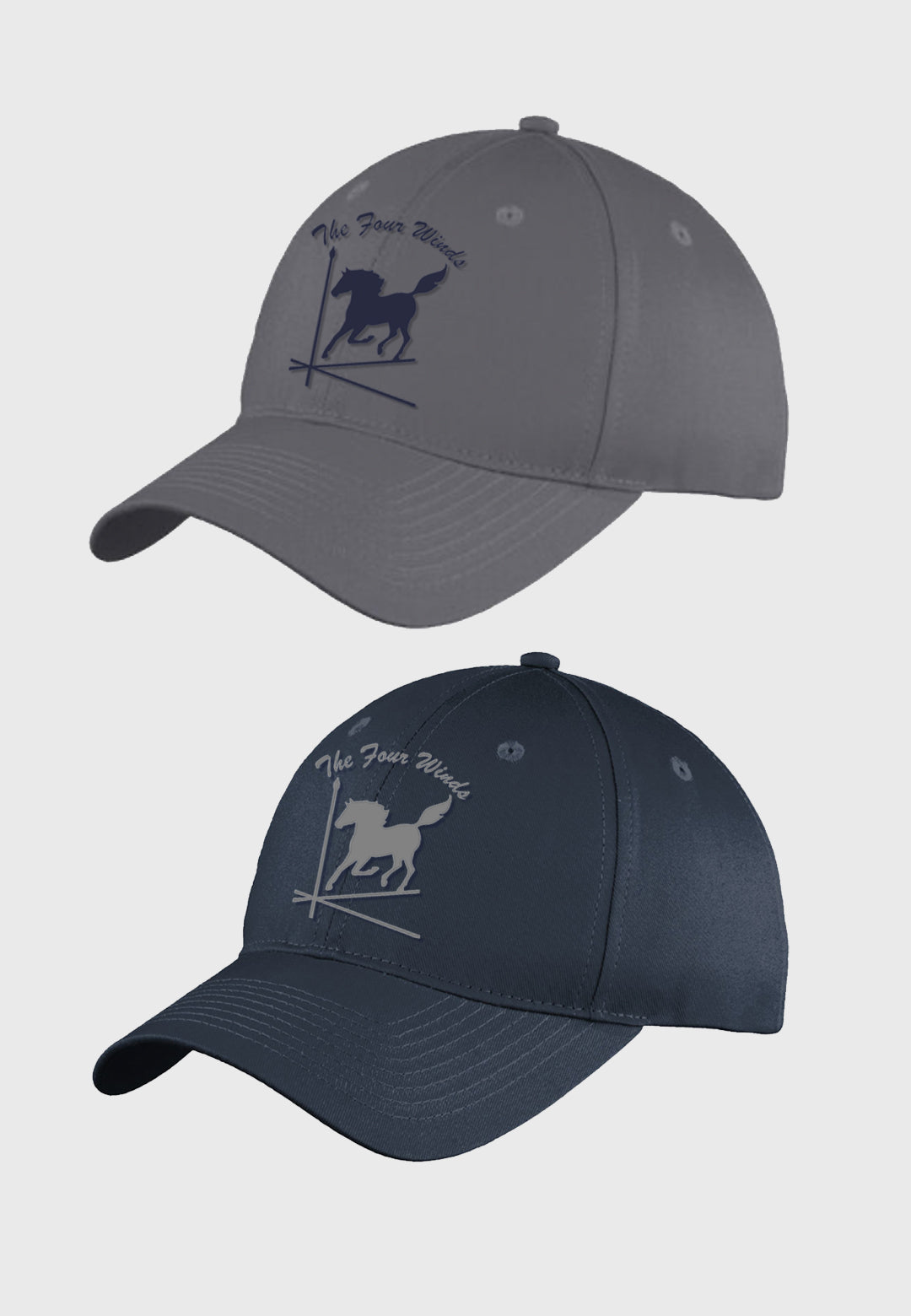 The Four Winds Port & Company® Six-Panel Unstructured Twill Cap - Adult + Youth Sizes