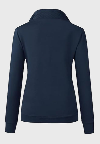 The Four Winds BTFBM Ladies Quilted 1/4 Zip Sweatshirt, 2 Color Options