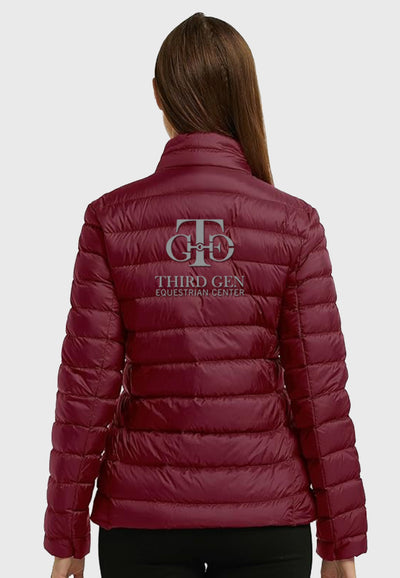 Third Gen Equestrian Center Wantdo Ladies Packable Light Weight Short Down Jacket