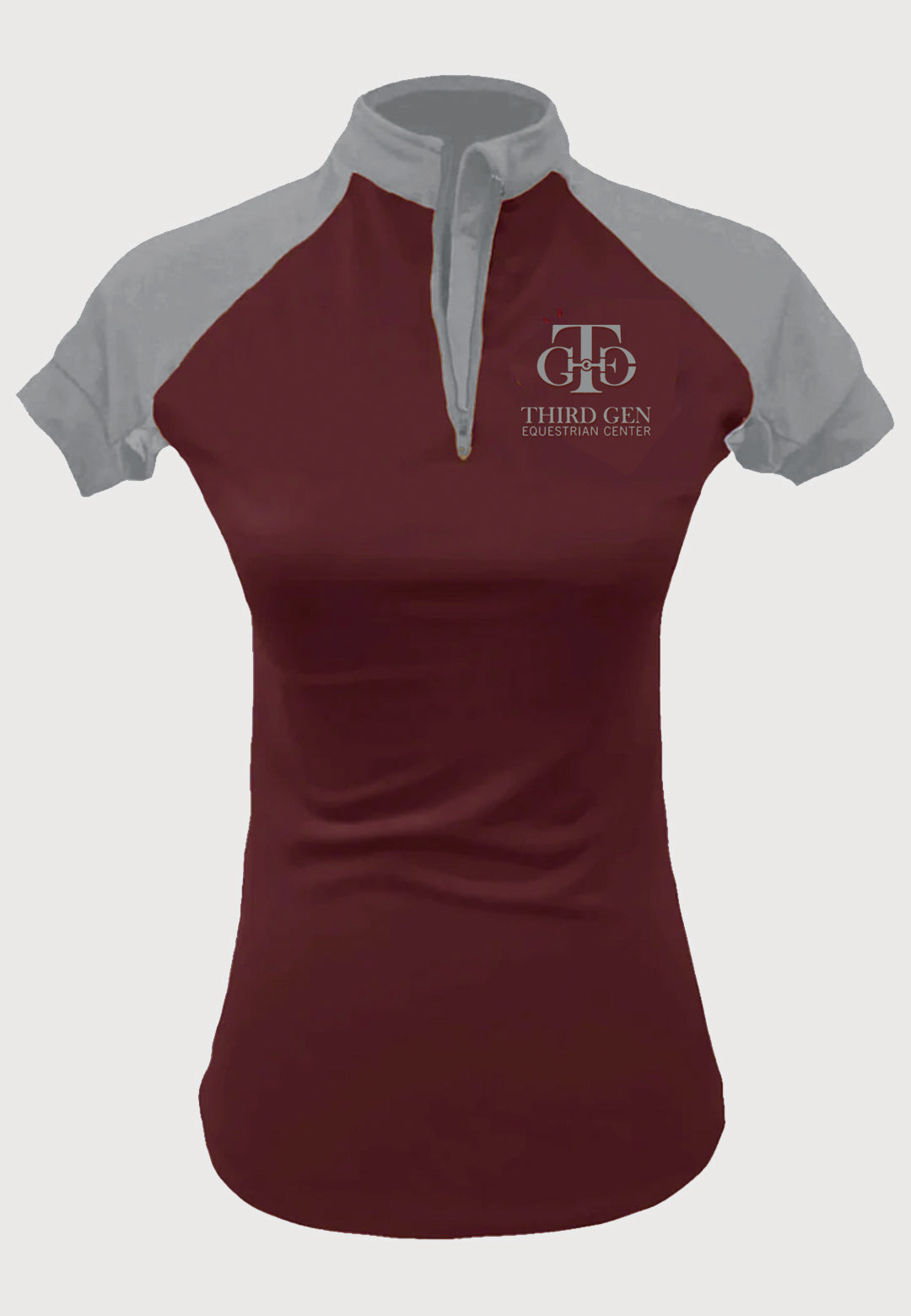 Third Gen Equestrian Center Short Sleeve Custom Sun Shirt, Ladies + Youth Sizes