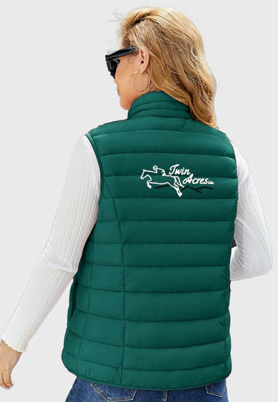 Twin Acres MAGCOMSEN Lightweight Women's Puffer Vest, 2 Color Options