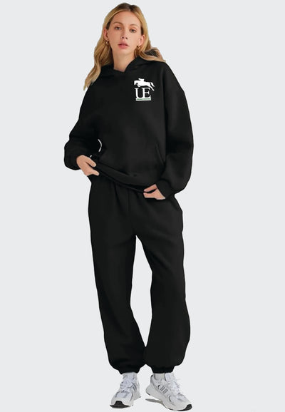 Urban Eventing 2-PIECE LOUNGE HOODIE OVERSIZED SWEATSUIT SET, 2 Color Options