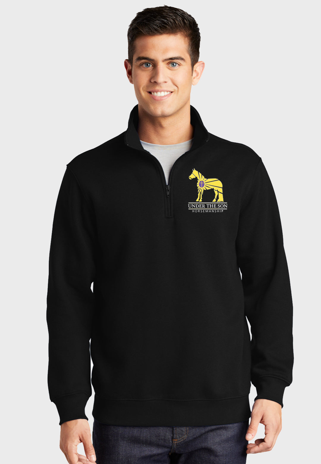 Under the Son Horsemanship Sport-Tek® 1/4-Zip Sweatshirt - Ladies/Mens Sizes, 2 Color Options