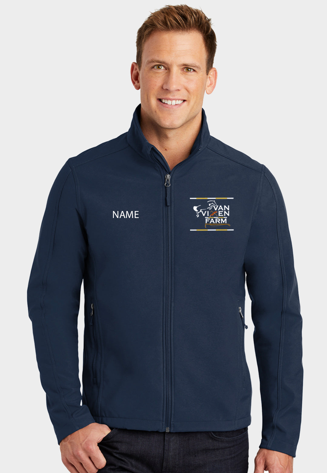 Van Vixen Farm Port Authority® Core Navy Soft Shell Jacket - Men's/Ladies/Youth