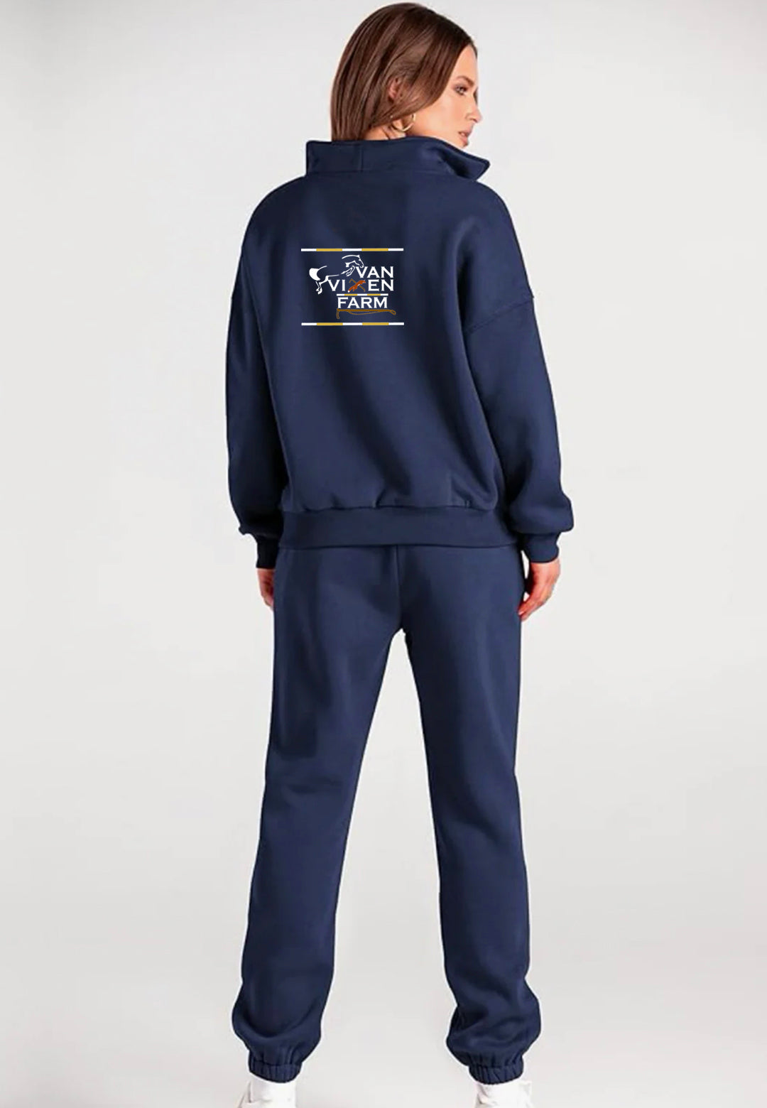Van Vixen Farm 2-PIECE LOUNGE HOODIE OVERSIZED SWEATSUIT SET