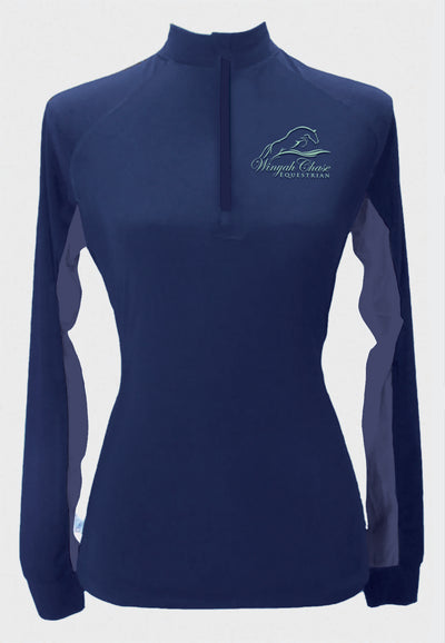 Winyah Chase Equestrian Long Sleeve Custom Sun Shirt, Adult + Youth Sizes, 2 Color Options