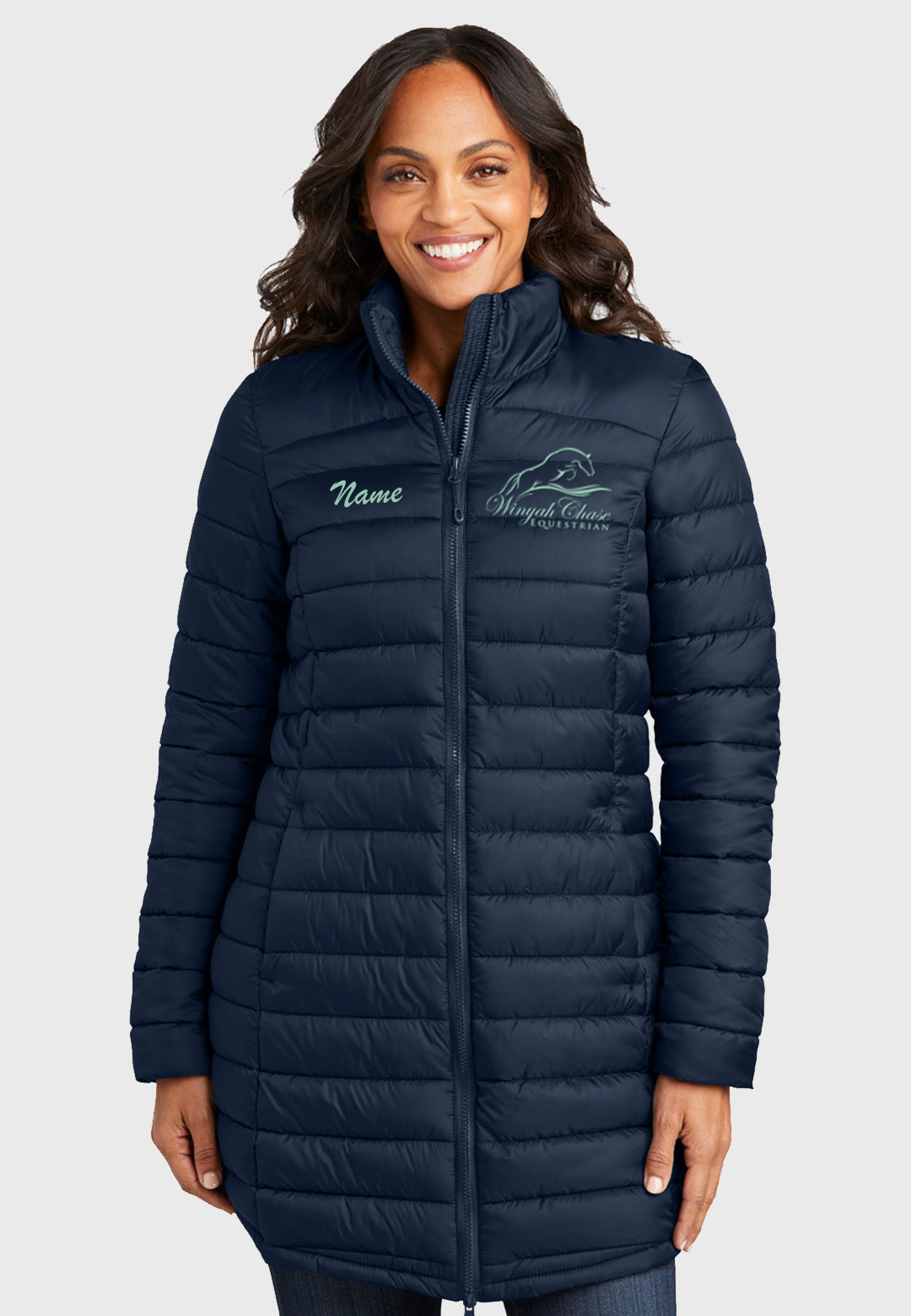 Winyah Chase Equestrian Port Authority® Ladies Horizon Puffy Long Jacket