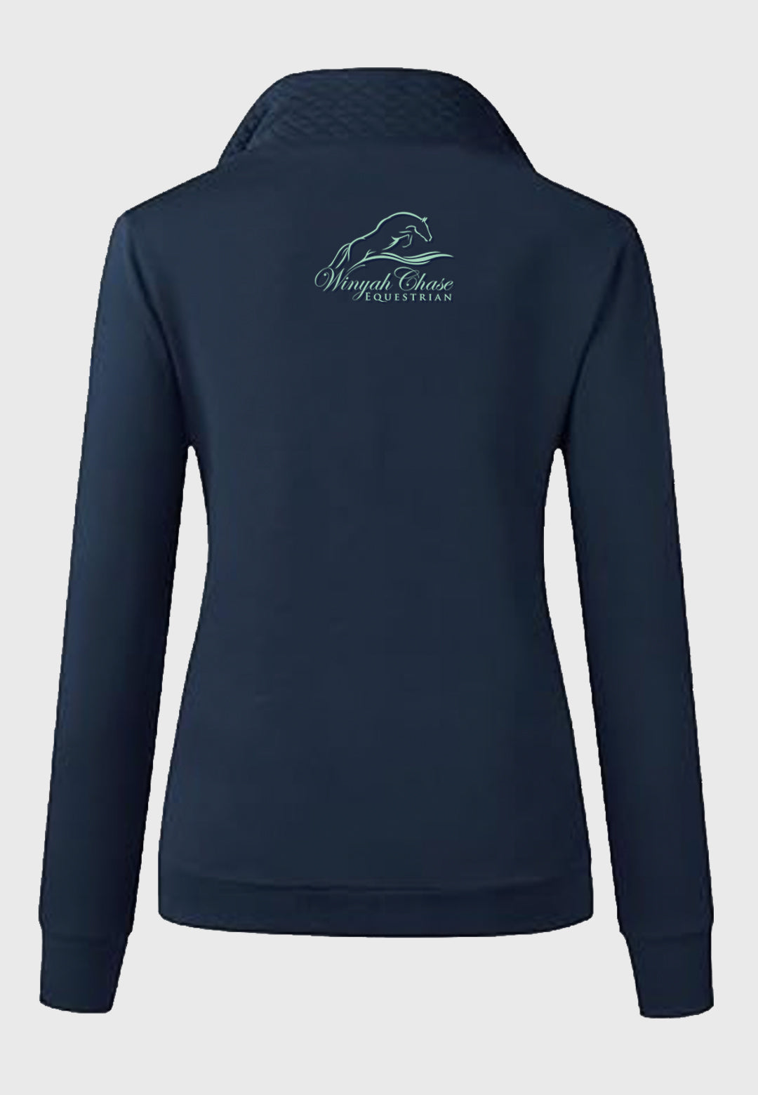 Winyah Chase Equestrian Ladies Quilted 1/4 Zip Sweatshirt