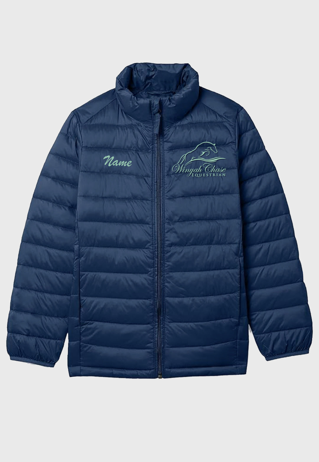 Winyah Chase Equestrian Essential Youth Lightweight Water-Resistant Packable Puffer Jacket