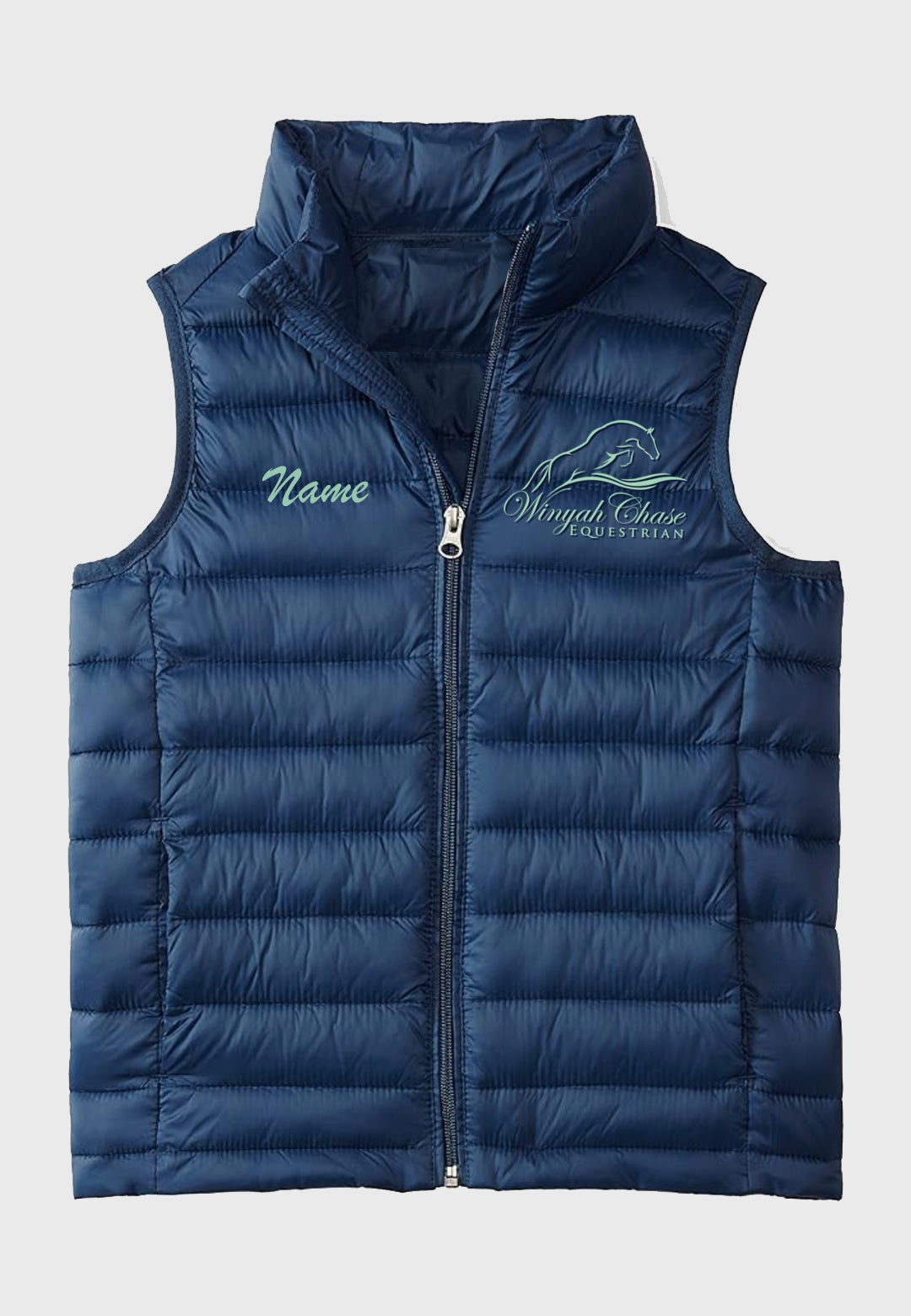 Winyah Chase Equestrian Essential youth Lightweight Water-Resistant Packable Puffer Vest