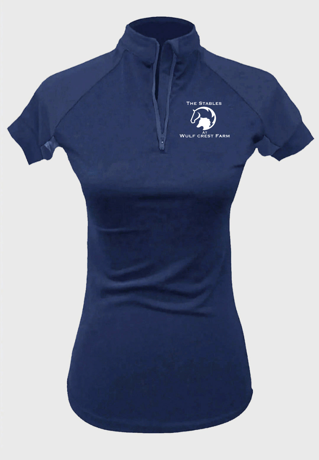 The Stables at Wulf Crest Farm Short Sleeve Custom Sun Shirt, Youth + Adult Sizes