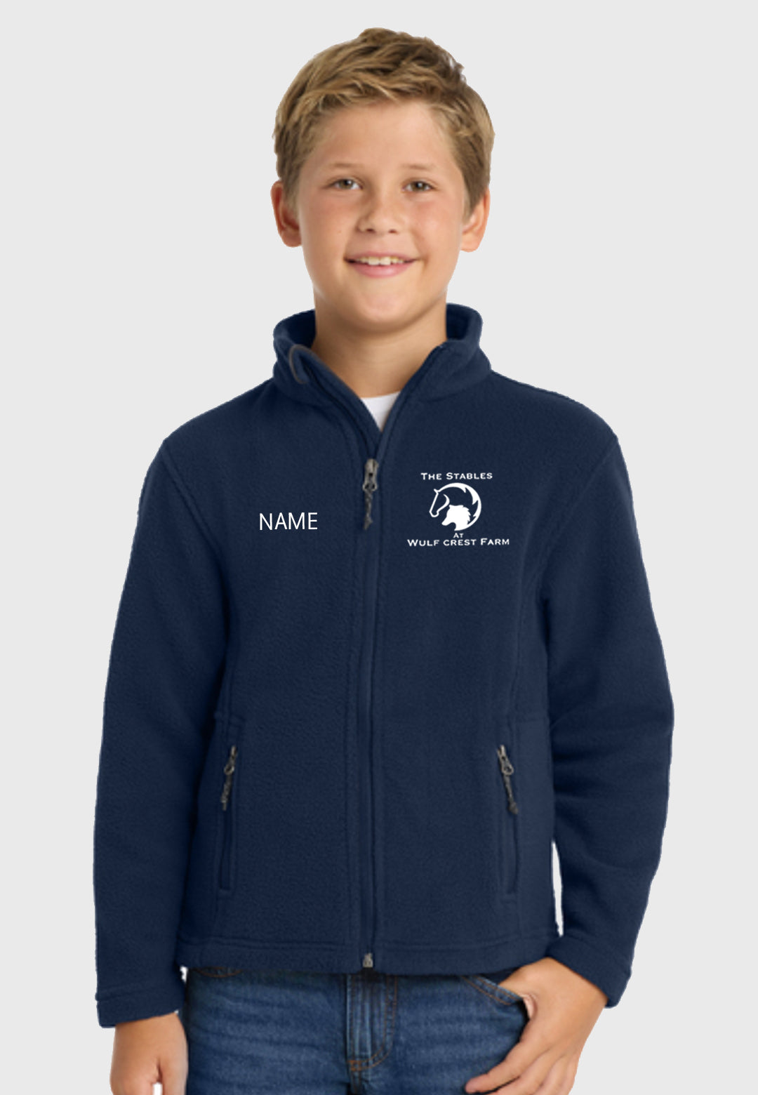 The Stables at Wulf Crest Farm Port Authority® Youth Fleece Jacket