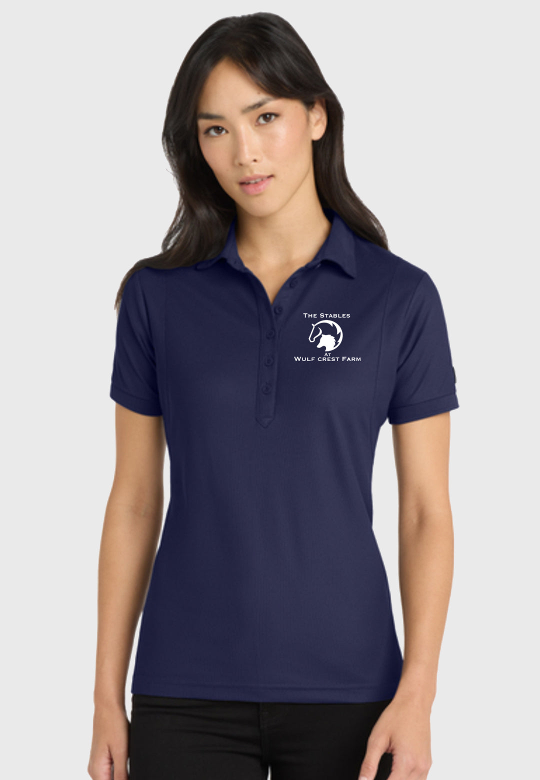 The Stables at Wulf Crest Farm OGIO® - Jewel Polo, Ladies + Mens Sizes