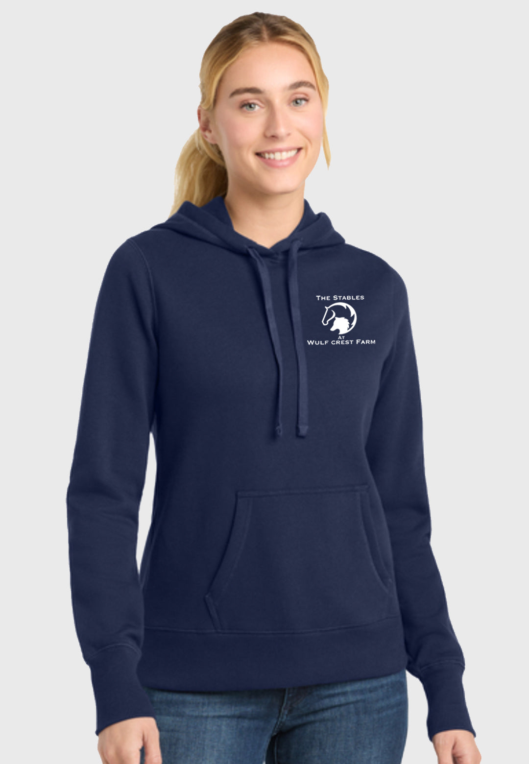 The Stables at Wulf Crest Farm Sport-Tek® Hooded Sweatshirt - Ladies, Mens, + Youth Sizes