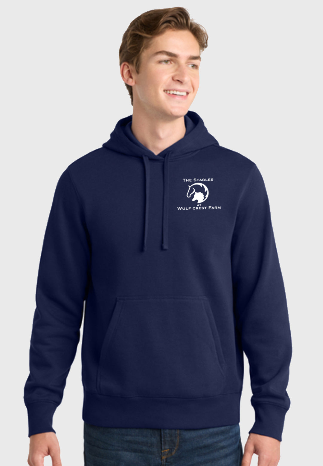 The Stables at Wulf Crest Farm Sport-Tek® Hooded Sweatshirt - Ladies, Mens, + Youth Sizes