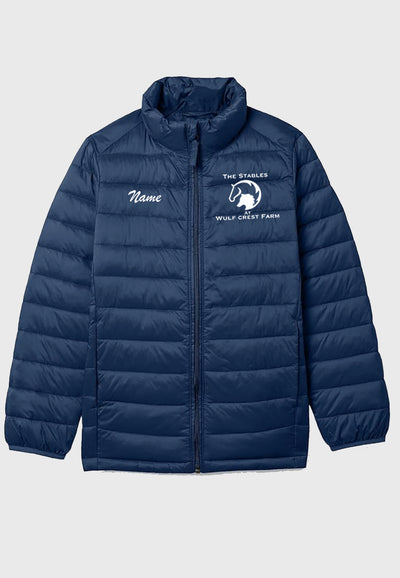 The Stables at Wulf Crest Farm MAGCOMSEN Lightweight Puffer Jacket, Mens, Ladies + Youth Sizes