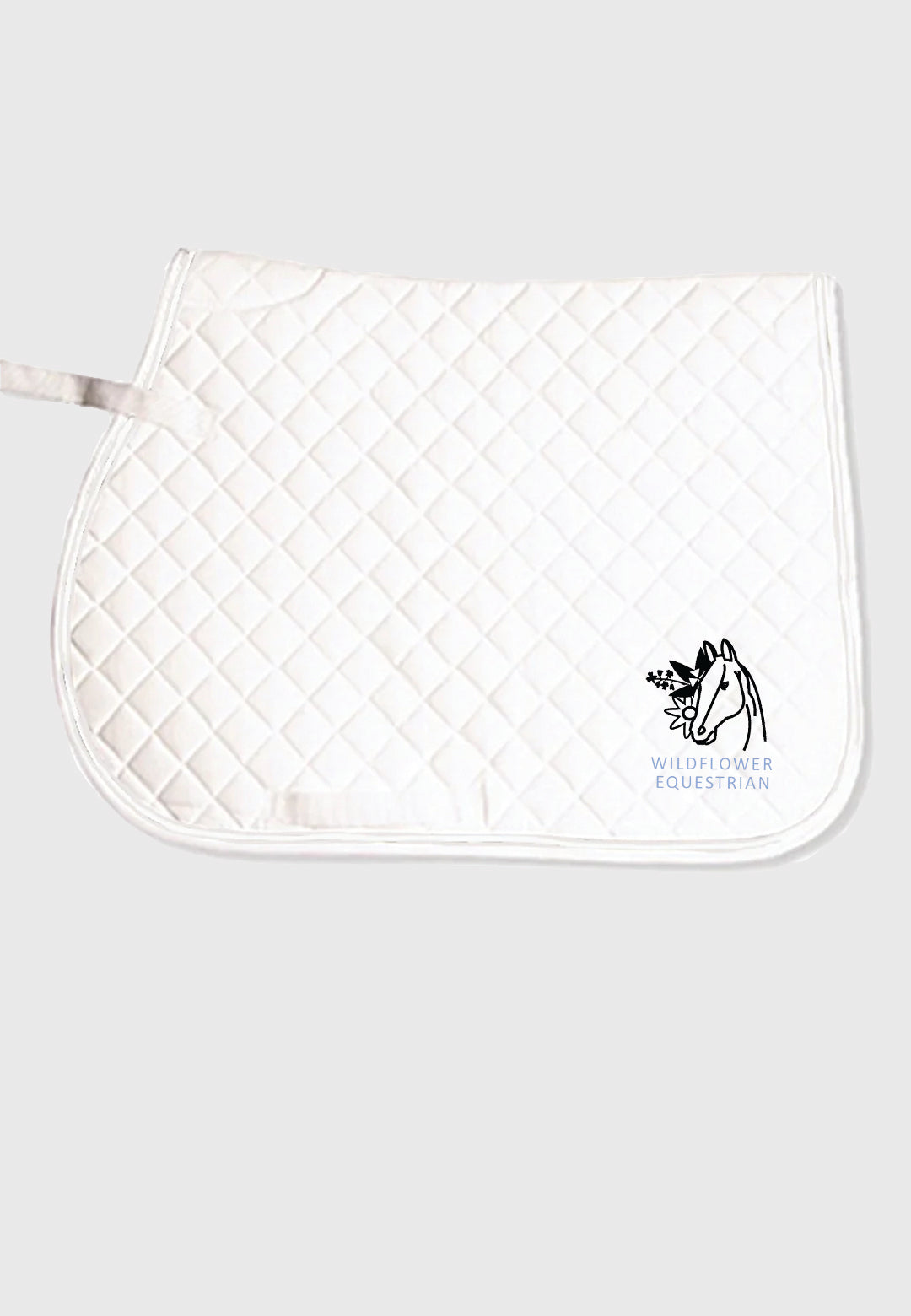 Wildflower Equestrian Jacks Imports All-Purpose Saddle Pad, 2 Piping Color Options