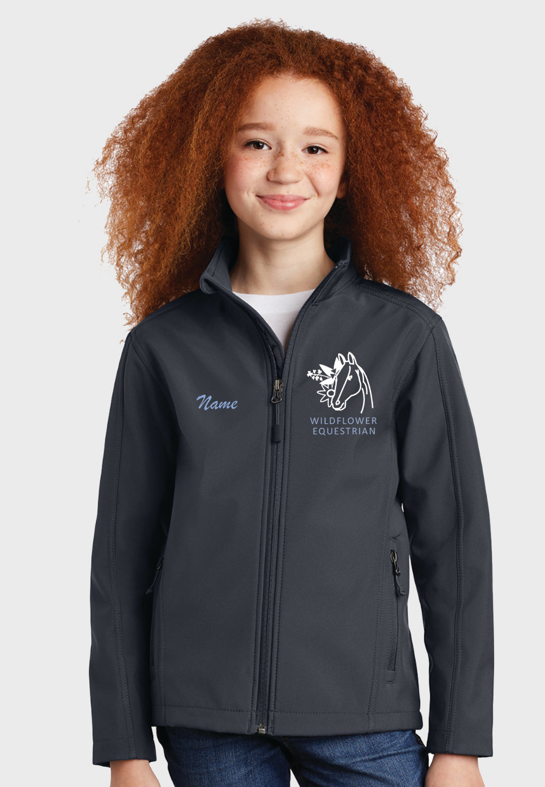 Wildflower Equestrian Port Authority® Youth Core Soft Shell Jacket, 2 Color Options
