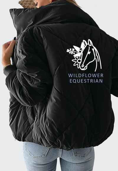 Wildflower Equestrian WOMENS QUILTED CROPPED PUFFER JACKET