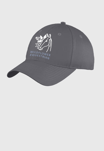 Wildflower Equestrian Port & Company® Six-Panel Unstructured Twill Cap - 3 colors