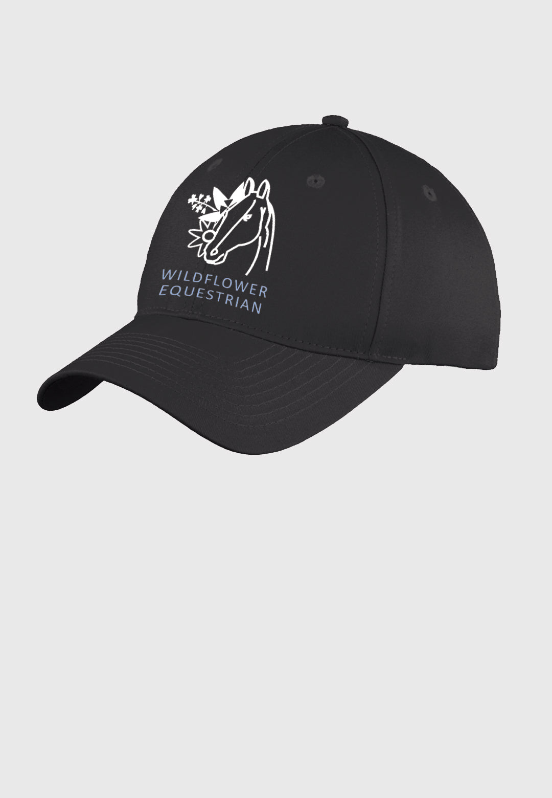 Wildflower Equestrian Port & Company® Six-Panel Unstructured Twill Cap - 3 colors
