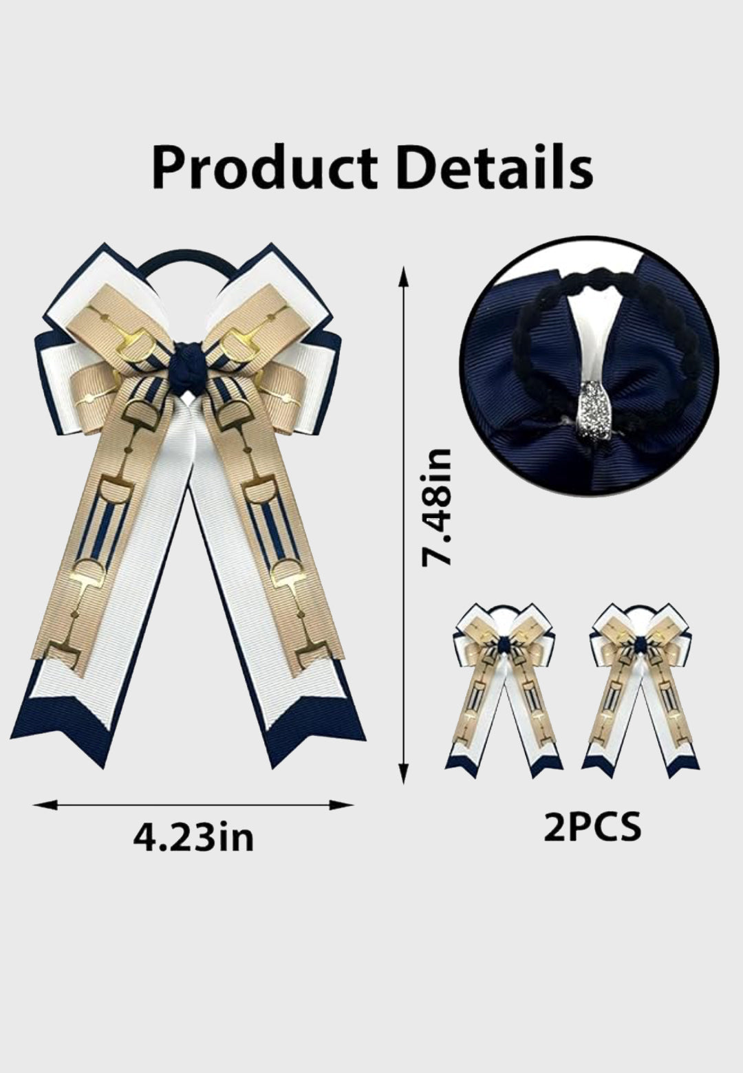 Willowin Farms Horse Show Bows - 1 Pair