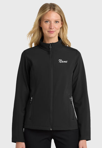 White horse Equestrian Port Authority® Core Ladies Soft Shell Jacket