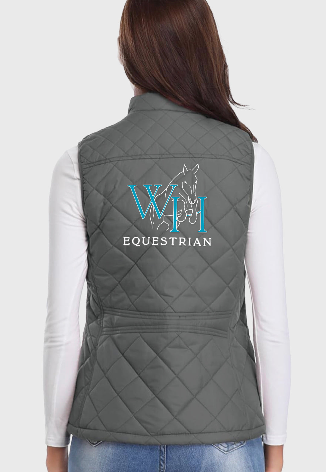 White Horse Equestrian Fuinloth Women's Quilted Vest, 2 Color Options