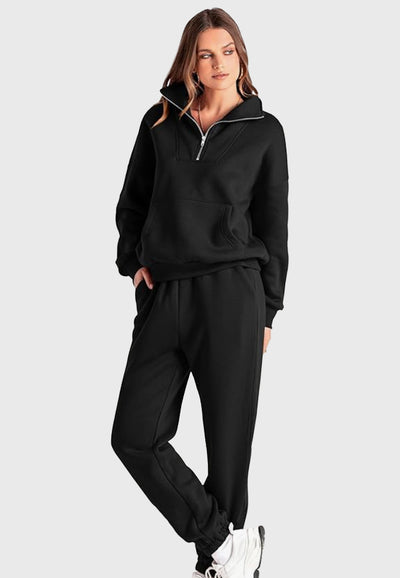 White Horse Equestrian BTFBM 2-PIECE LOUNGE HOODIE OVERSIZED SWEATSUIT SET