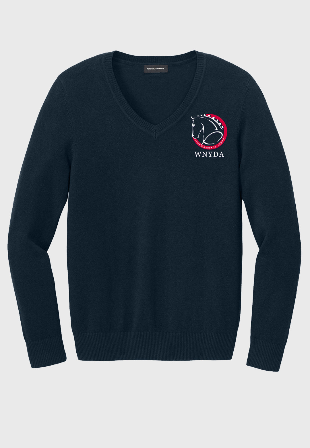 WNYDA Port Authority® Women’s Easy Care V-Neck Sweater, Ladies + Mens Sizes