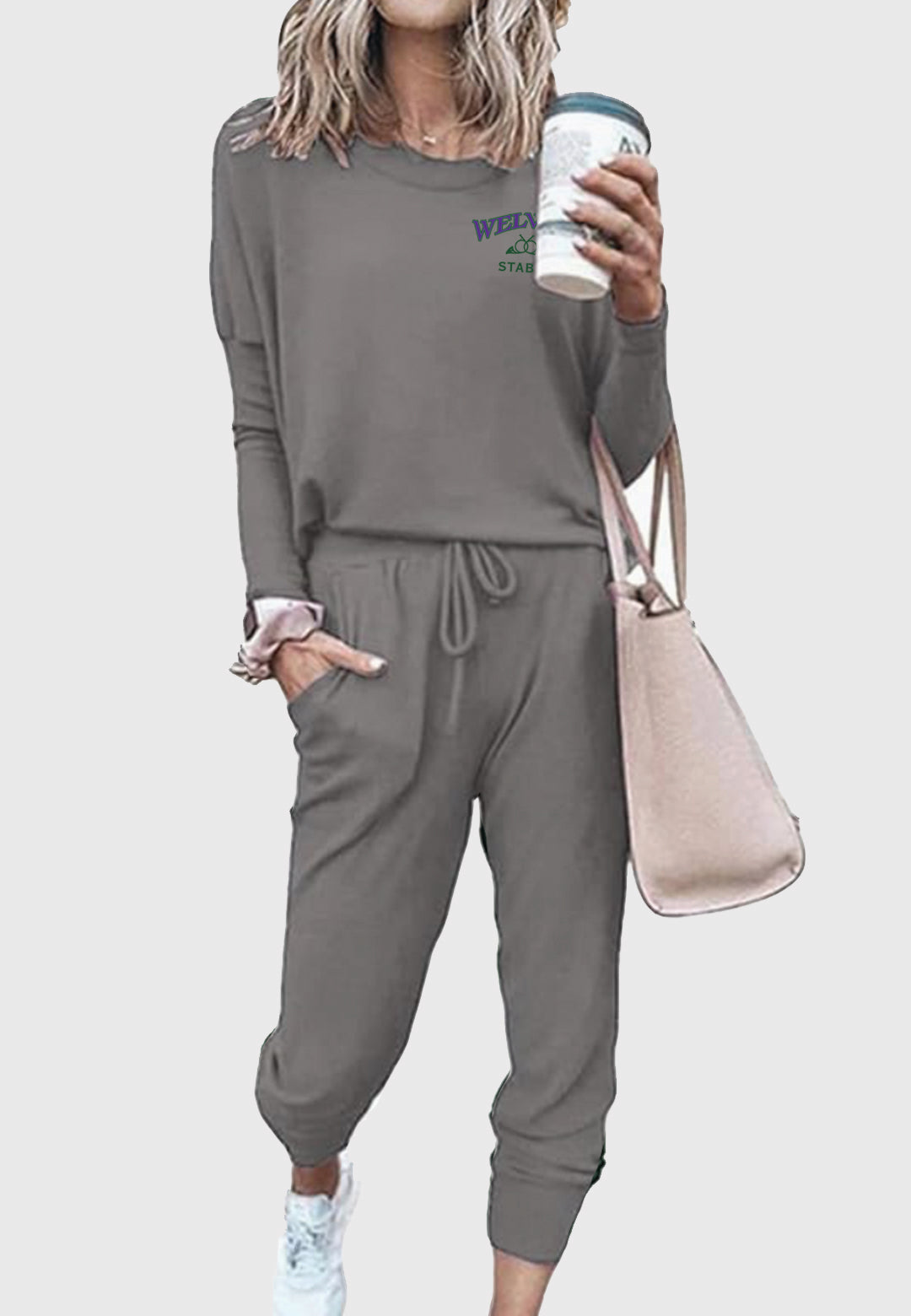 Welwyn Stable Paintcolors Women's 2 Piece Tracksuit/lounge matching set, 2 Color Options