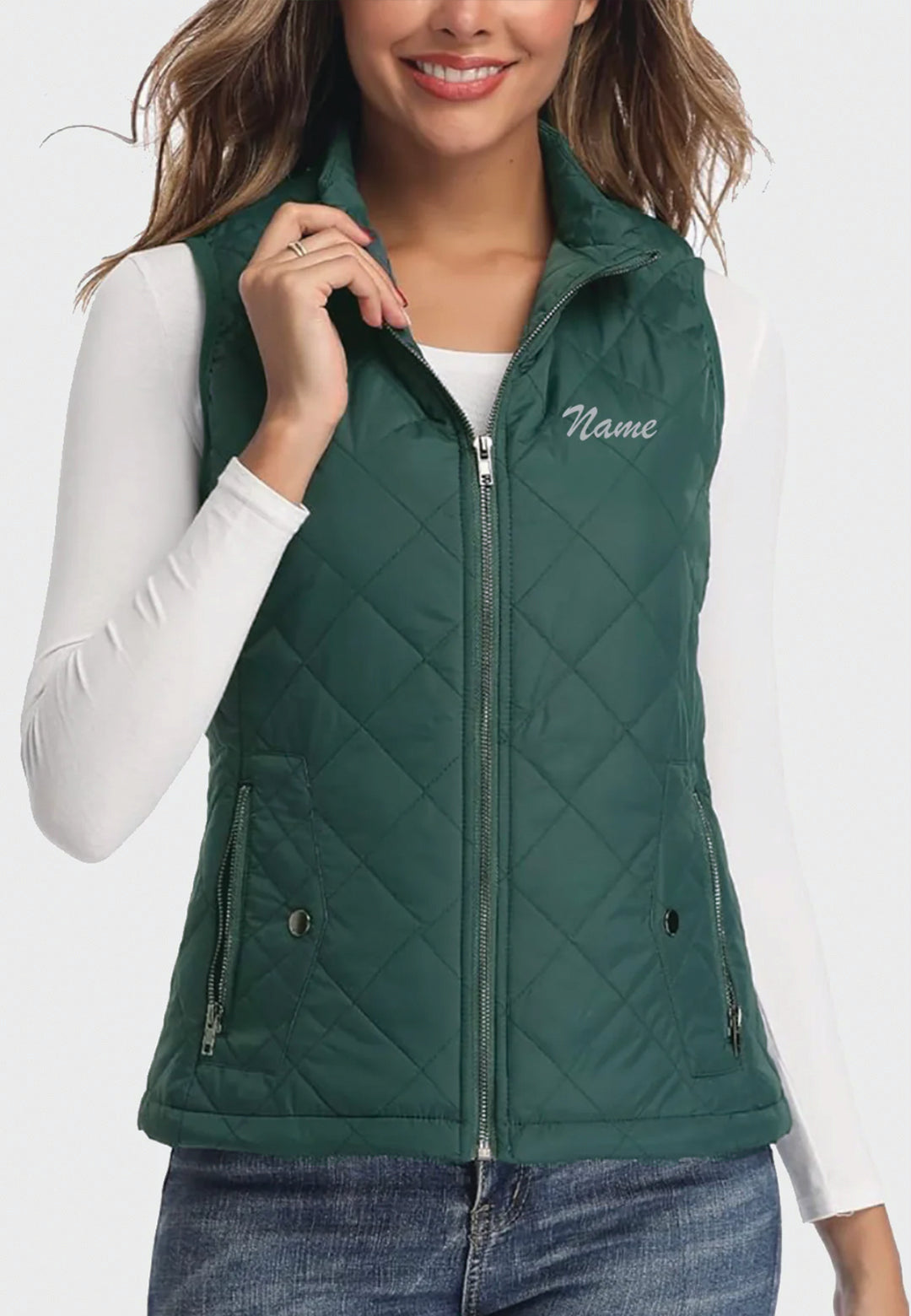 Welwyn Stable LONGKING Ladies Lightweight Quilted Vest, 2 Color Options